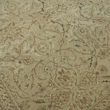 Hand-knotted persian  1970s 220 cm x 327 cm beige wool carpet
