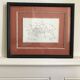 Framed drawing by Jean Fabius Henrion, year 92