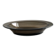 Smoked glass dish, modern design.