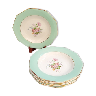 7 Imperial hollow plates St Amand Hamage