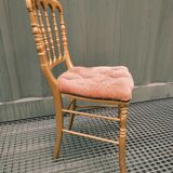 Chiavari chair in gilded wood