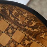 Trumpet Table for Work and Games, Walnut – Late 19th Century