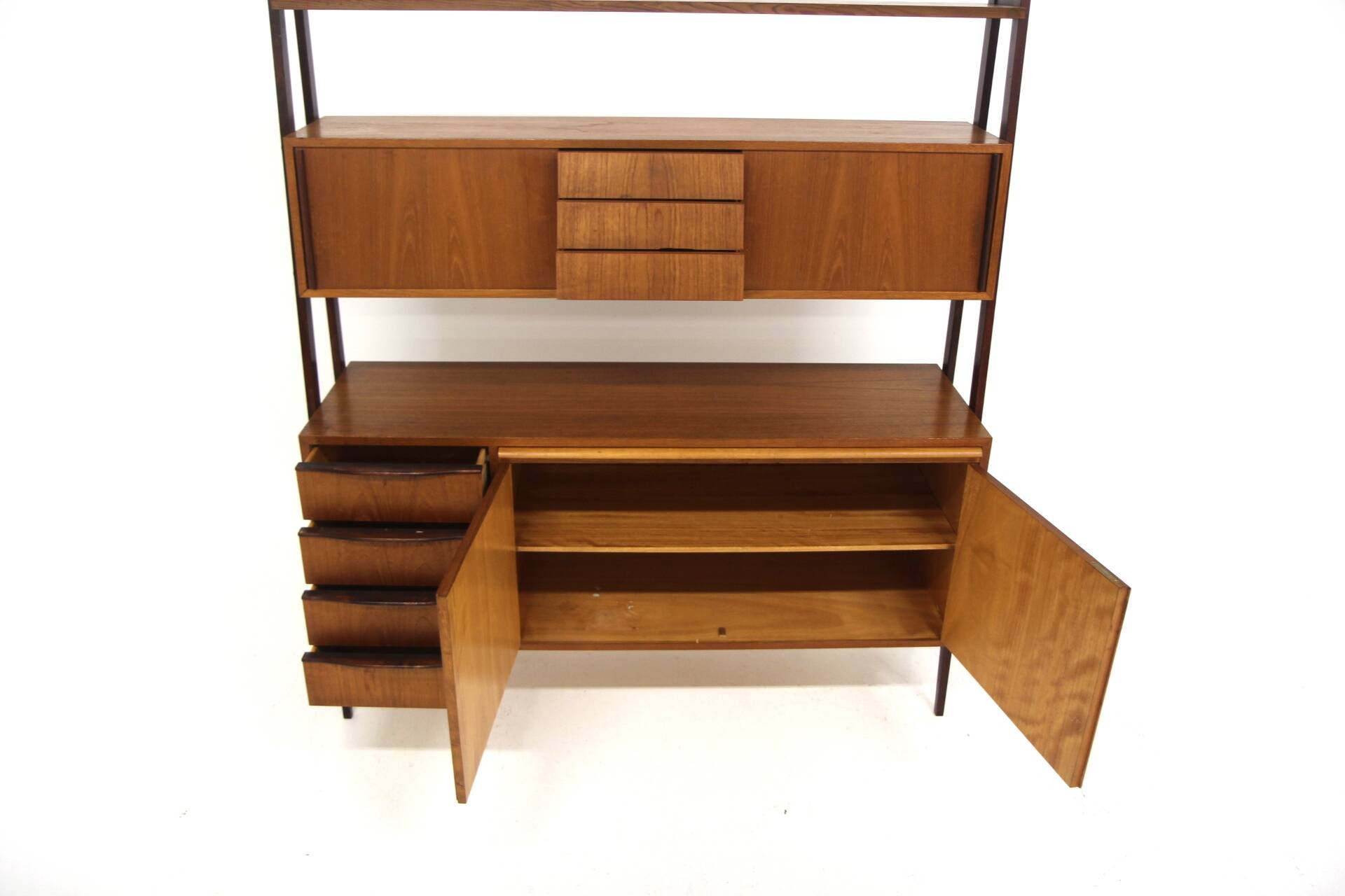 Secrétaire scandinave en teck, Suède, 1960