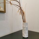 Vintage white biscuit vase Bareuther Germany