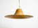 Beautiful, large Italian 1970s bright bamboo wood ceiling pendant lamp