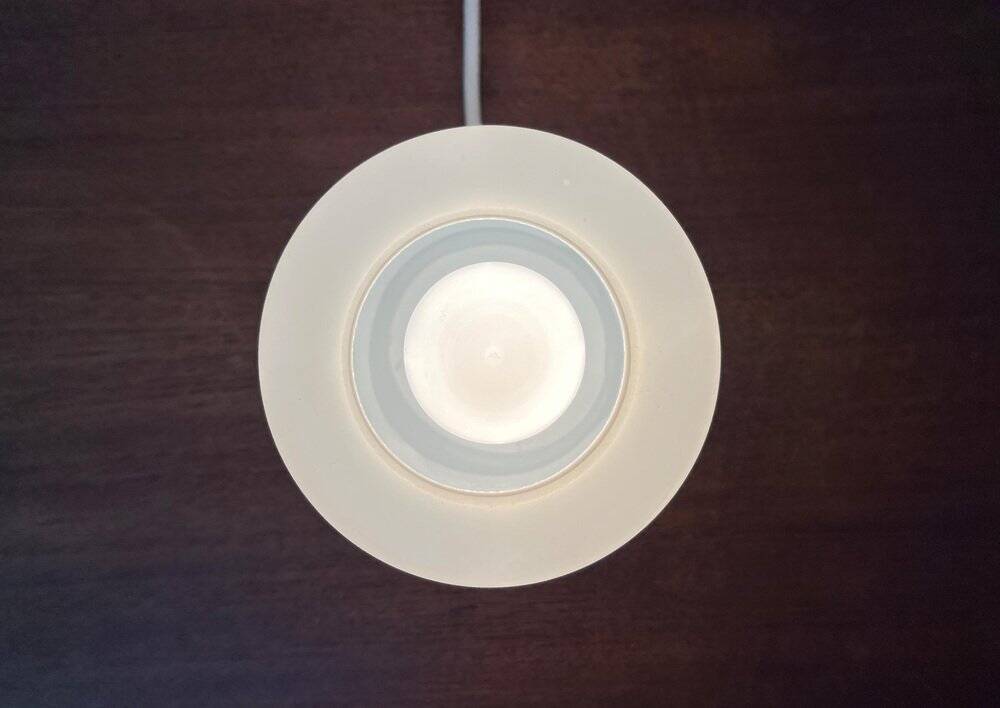 Mid-century minimalist glass table lamp, 1960s