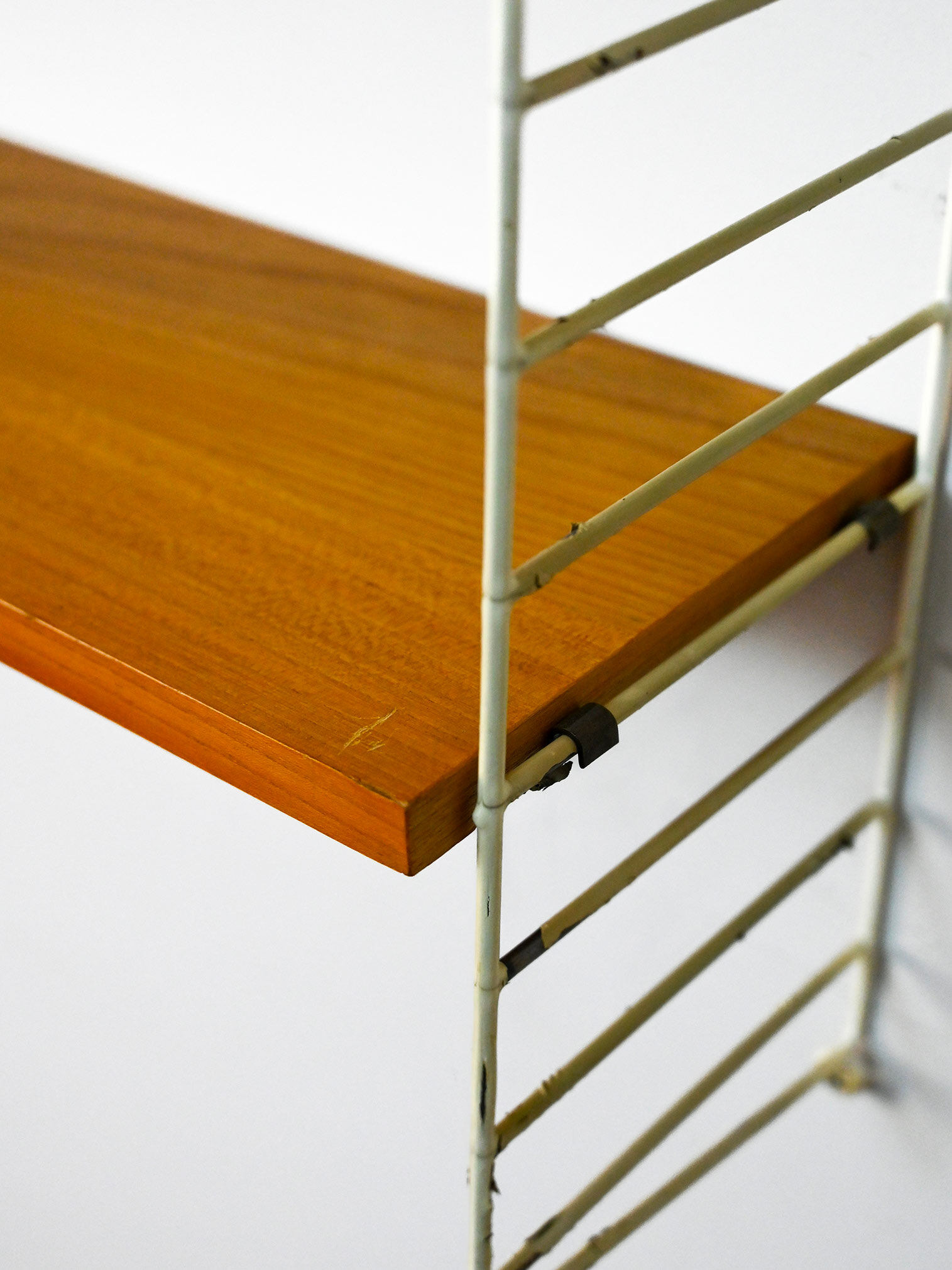 Vintage wall shelf with two shelves