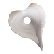 Vintage tulip white lampshade in blown glass Murano