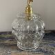 Hanging lamp pressed molded glass