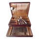 Cutlery set 49 pieces silver metal rocaille model St Médard