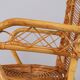 2 bamboo armchairs "wicker chairs"