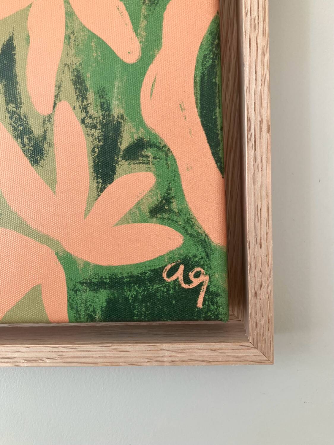 Arty Guava Spring Frolic Framed Canvas