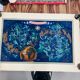 Vintage poster Air France Planisphere by Lucien Boucher