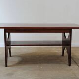 Mid century modern mahogany Coffee Table, 1970´s, Soviet Union