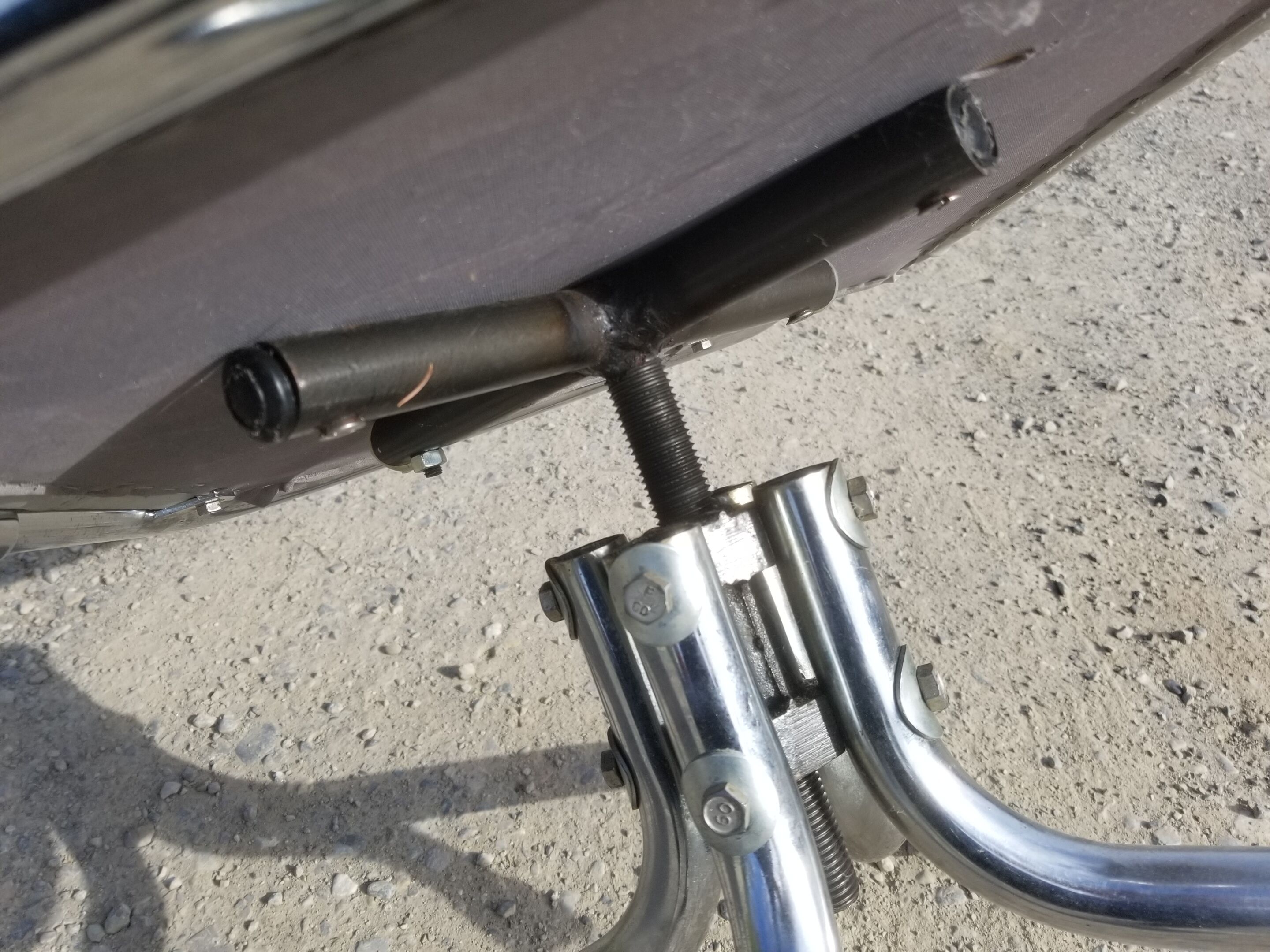 Old light grey pullman swivel office chair