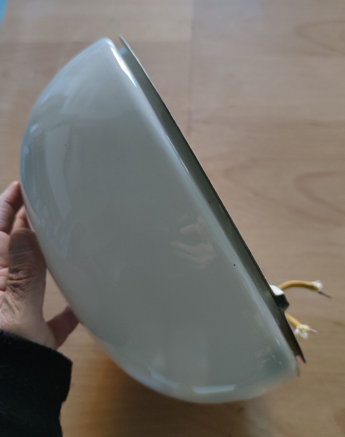 Opaline ceiling lamp