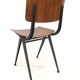 Vintage Eromes Marko school compass Chair set of 4