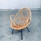 Set of Rattan Lounge Chairs attributed to Rohe Noordwolde, 1960s