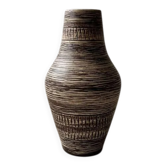 70s Spara ceramic Japandi vase, minimalist vase.