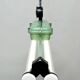 Set of 2 vintage neon pendants from East Germany 60s 70s