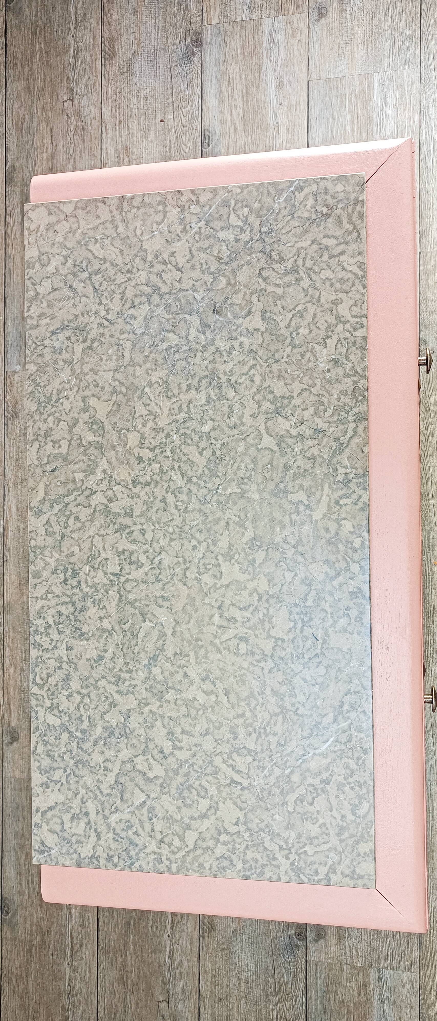 Pink Art Deco chest of drawers