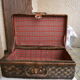 Wicker suitcase