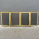 Antique 19th century fireplace screen, Bouhon Frères spark arrester