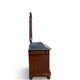 The antique walnut vanity , 19th century