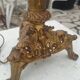 Antique bronze candle holder dating from the late 19th century