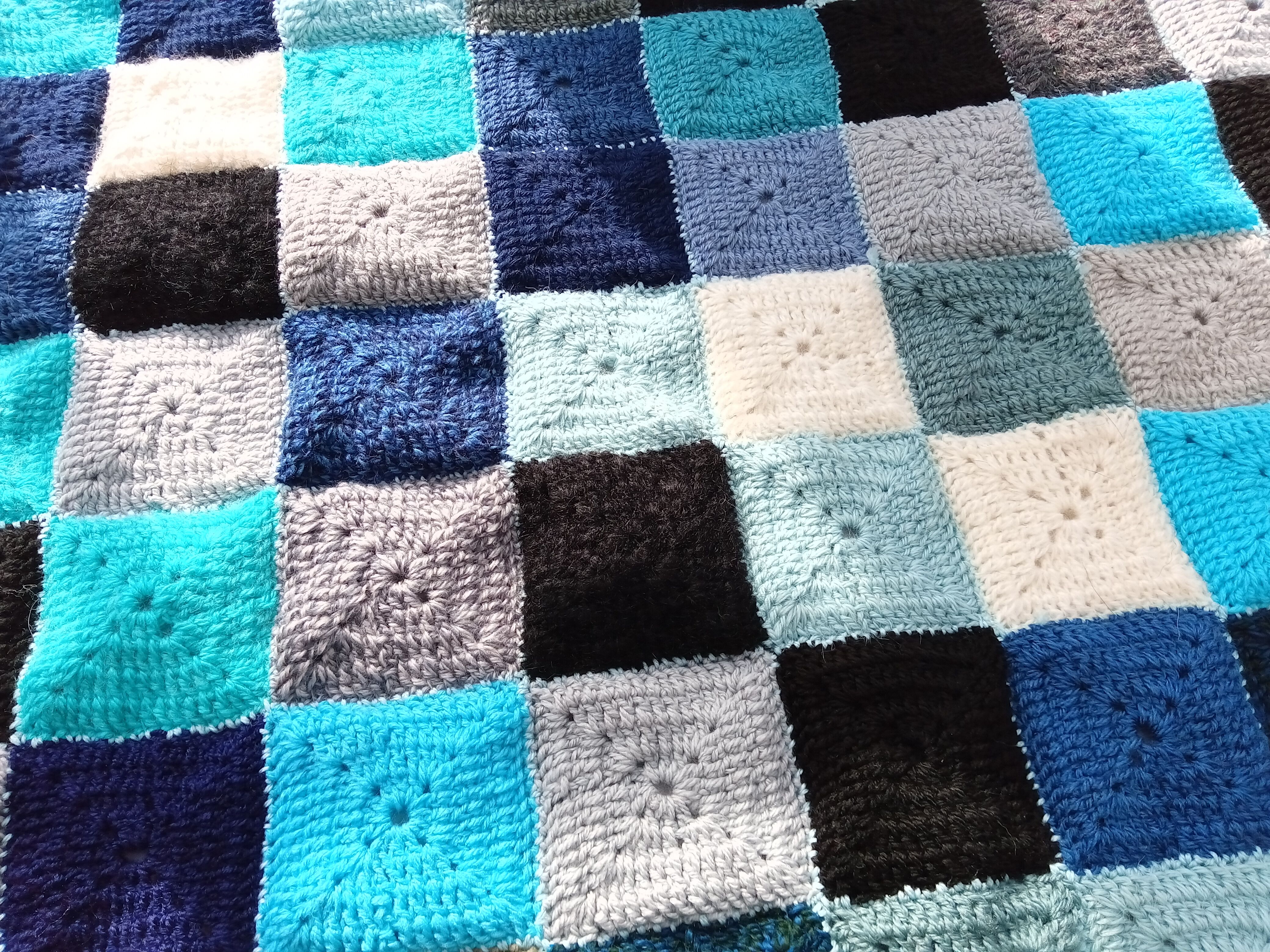 Vintage patchwork throw