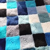 Vintage patchwork throw
