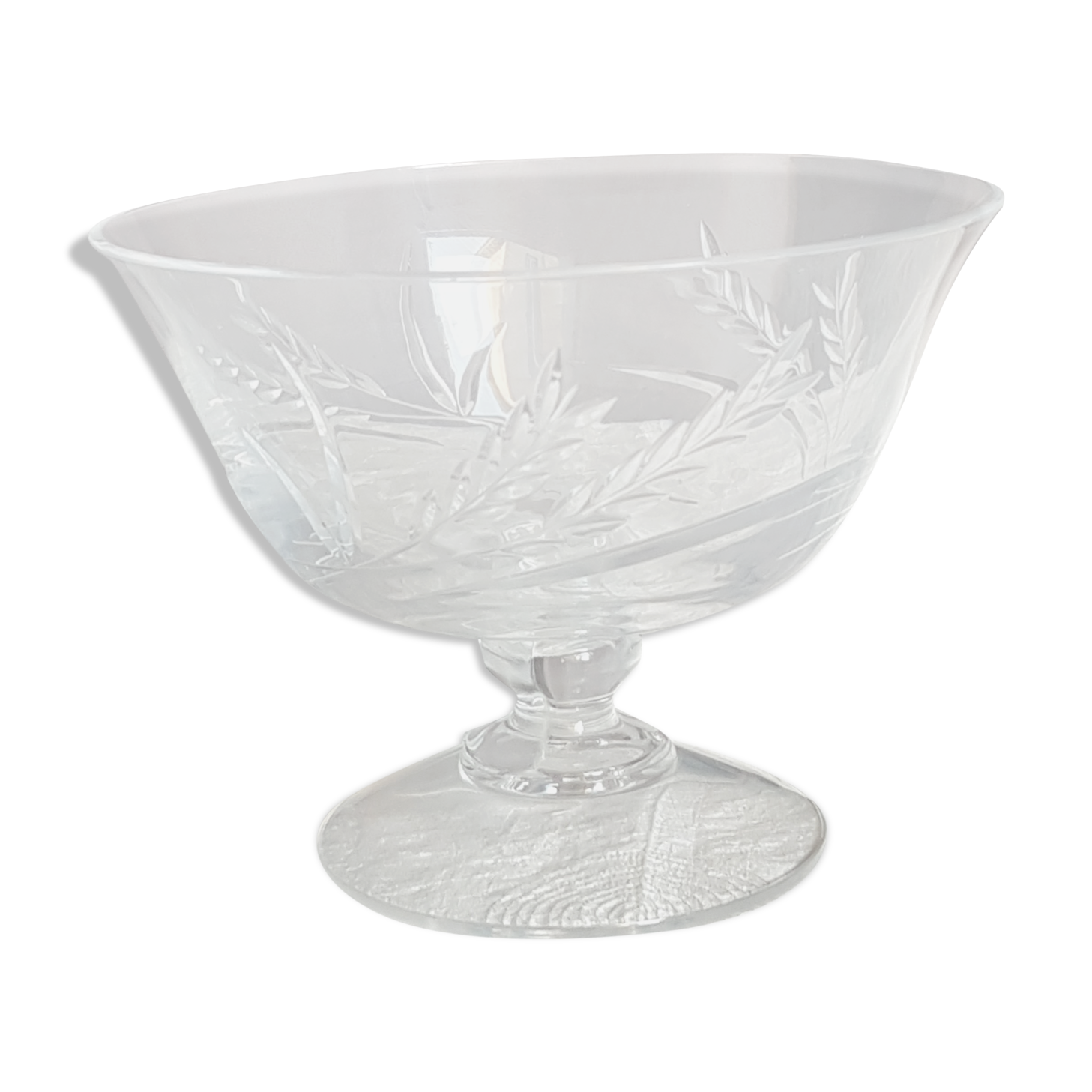 Vintage crystal fruit cup