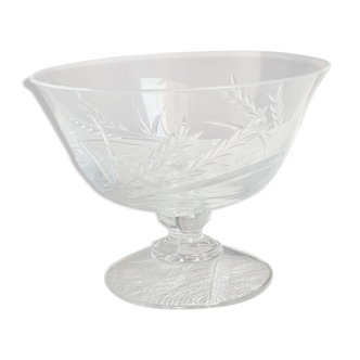 Vintage crystal fruit cup