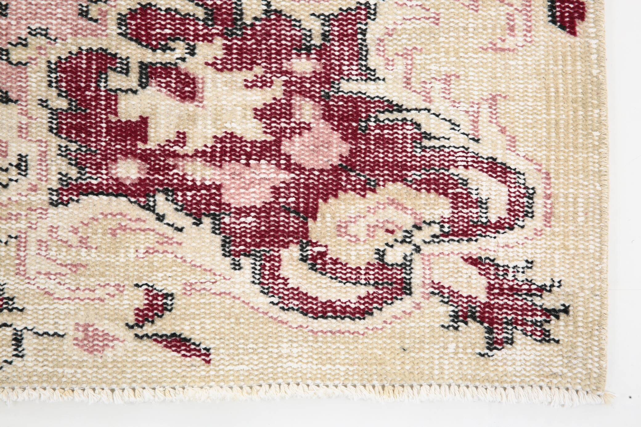 6x9 Rug For Classic Room Burgundy Vintage Persian Rug, 175x282Cm SK5137