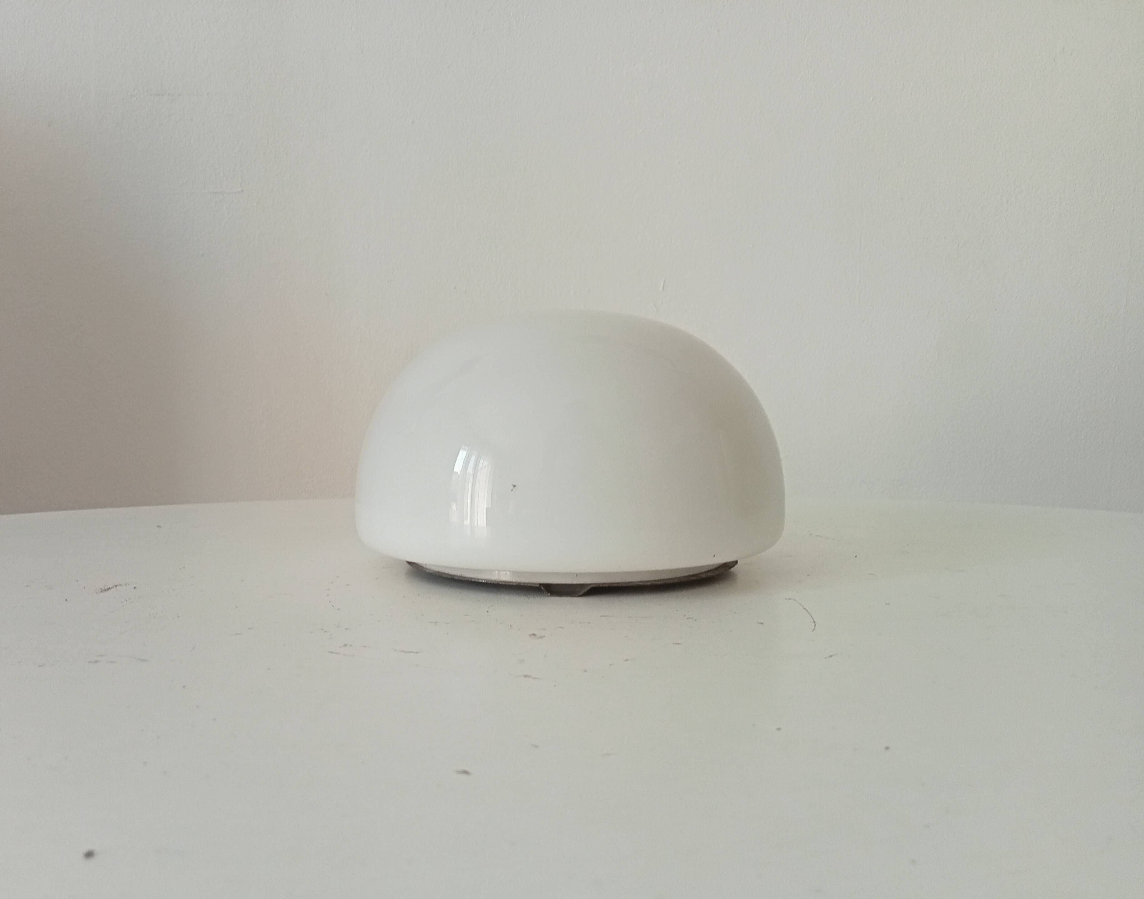 Vintage opaline wall light from the 1960s.