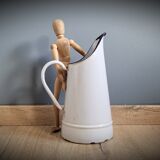 Broc enamelled white