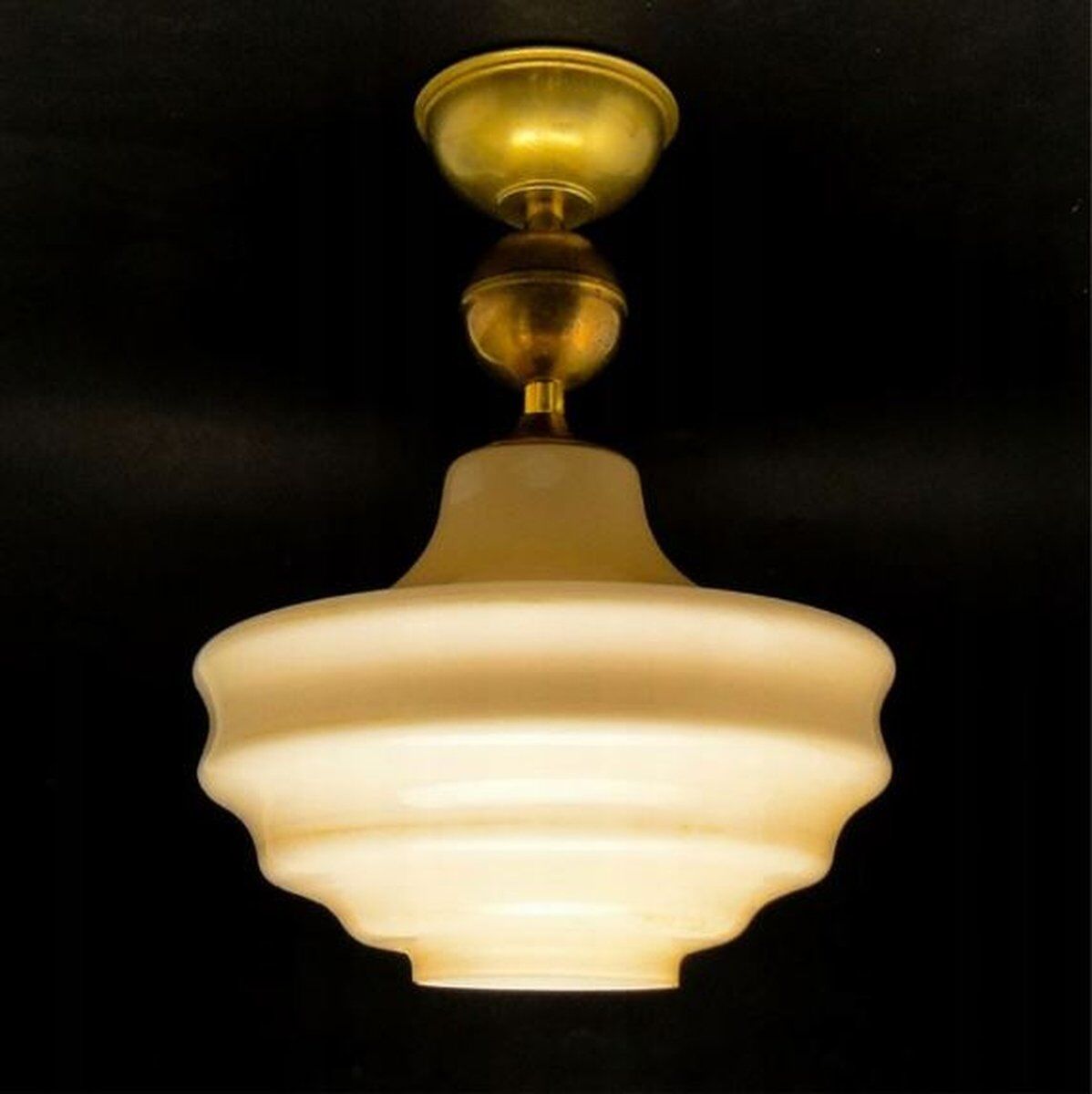 Art Deco pendant lamp, Germany, 1950s