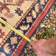 Antique Caucasian Shirvan carpet from the late 19th century, handmade wool, 183x275cm.