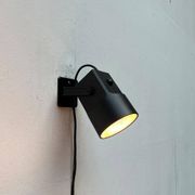 Danish vintage wall lamp Space Age model Lillebror by Bent Gantzel-Boysen for Louis Poulsen, 1970s.
