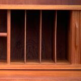 Danish library and its teak secretary 1960 by Johannes Sorth