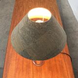 Mid-century German Tiffany glass table lamp by Ingo Maurer, 1960s.