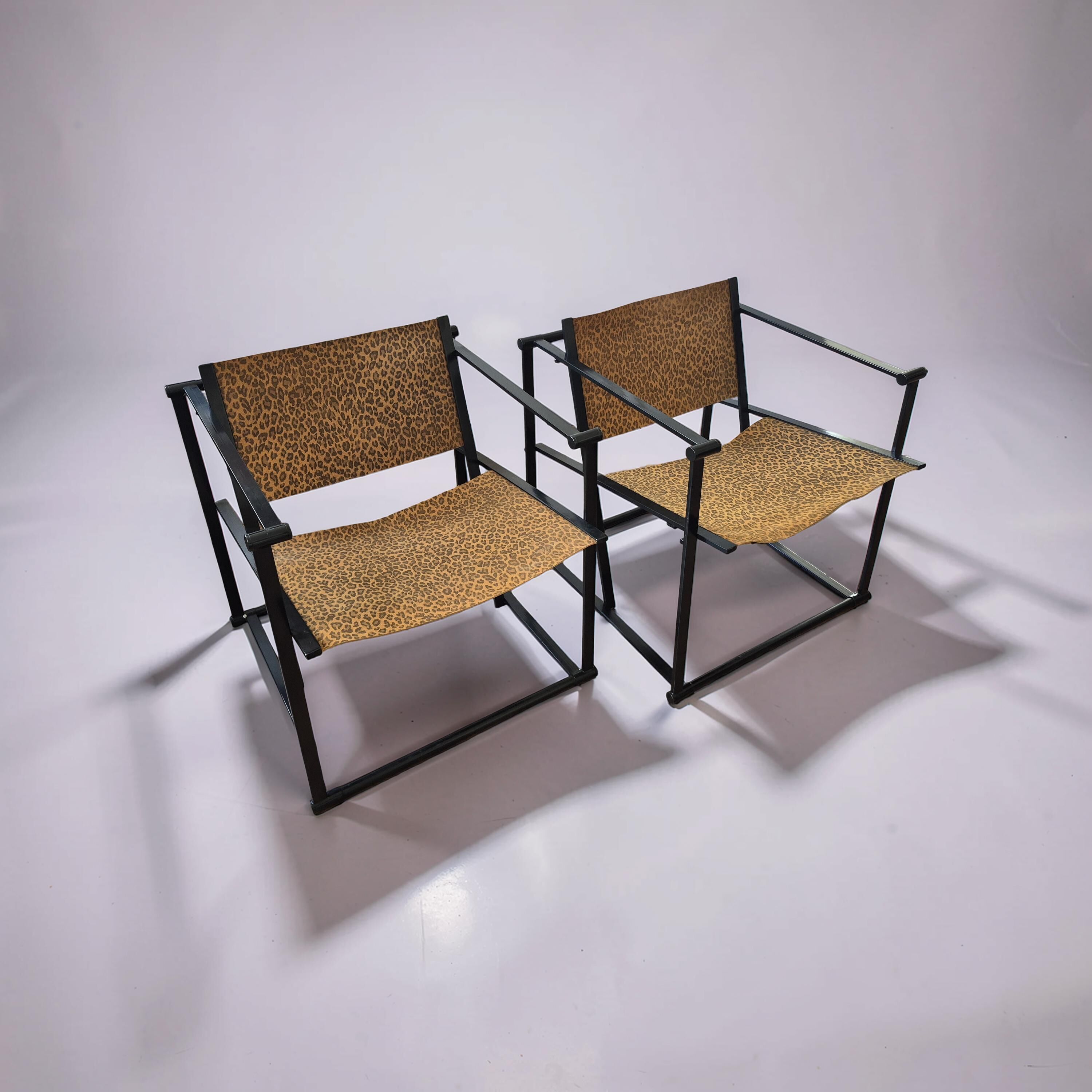 Ensemble de 2 fauteuils FM60 par Radboud Van Beekum, Pays-Bas 1980