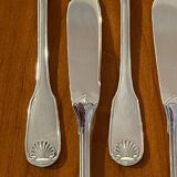 Christofle Vendome shell, fish cutlery and serving cutlery