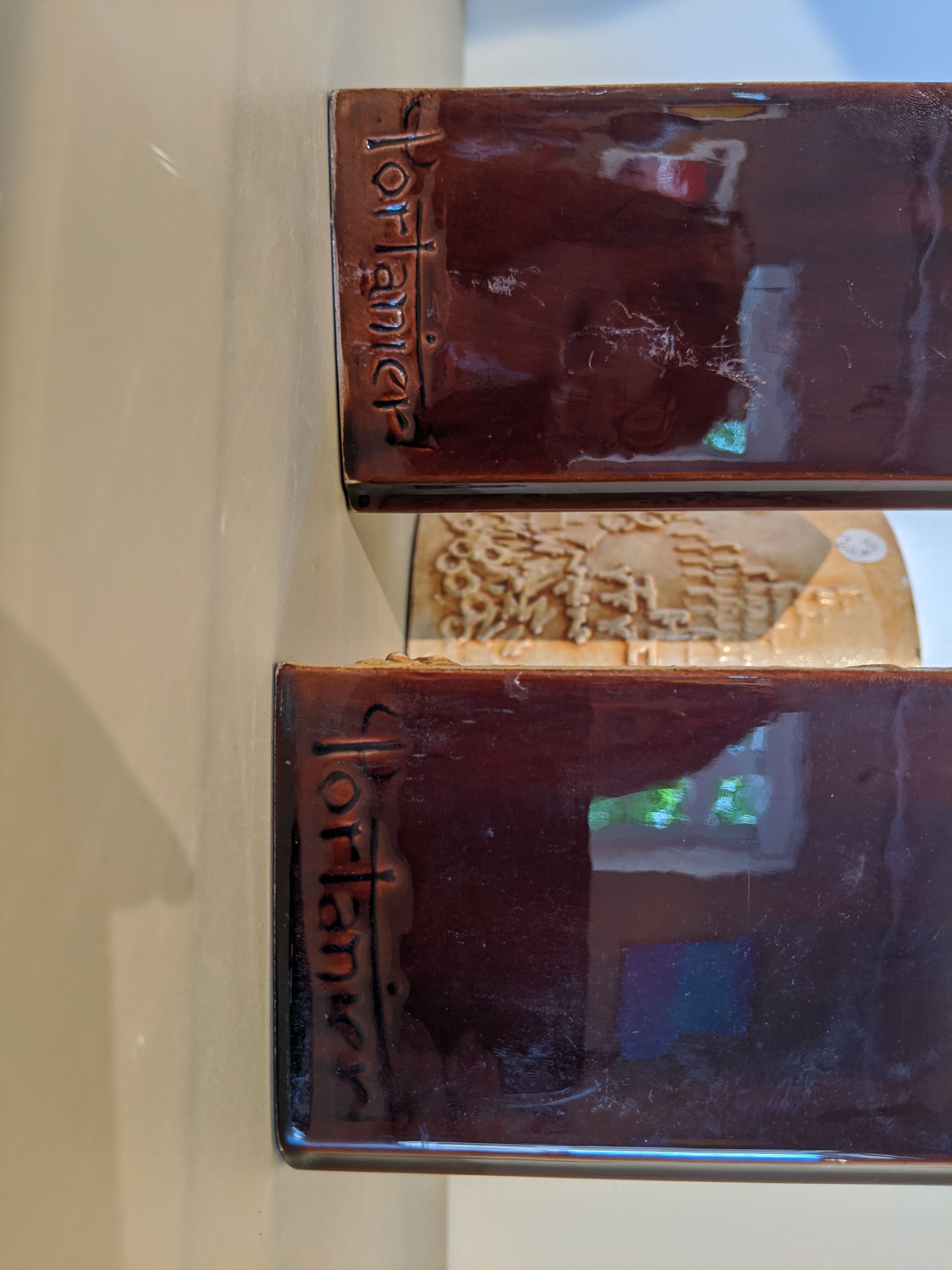 Series of four ceramic vases