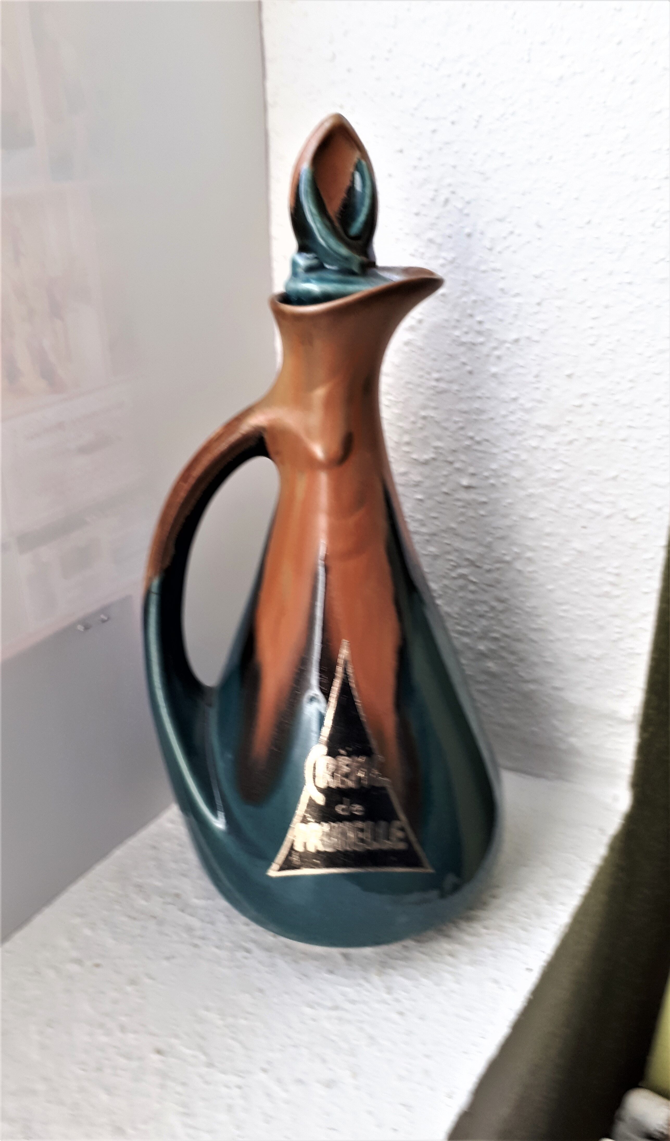 DENBAC ceramic liquor decanter