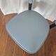 Set of 4 Göteborg chairs by Erik Gunnar Asplund for Cassina, blue leather.