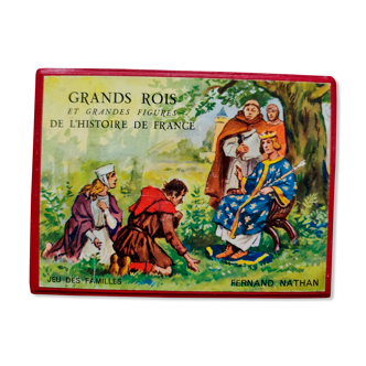Ancient game of families kings and figures of the history of France