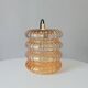 Vintage pendant lamp molded glass 60/70s