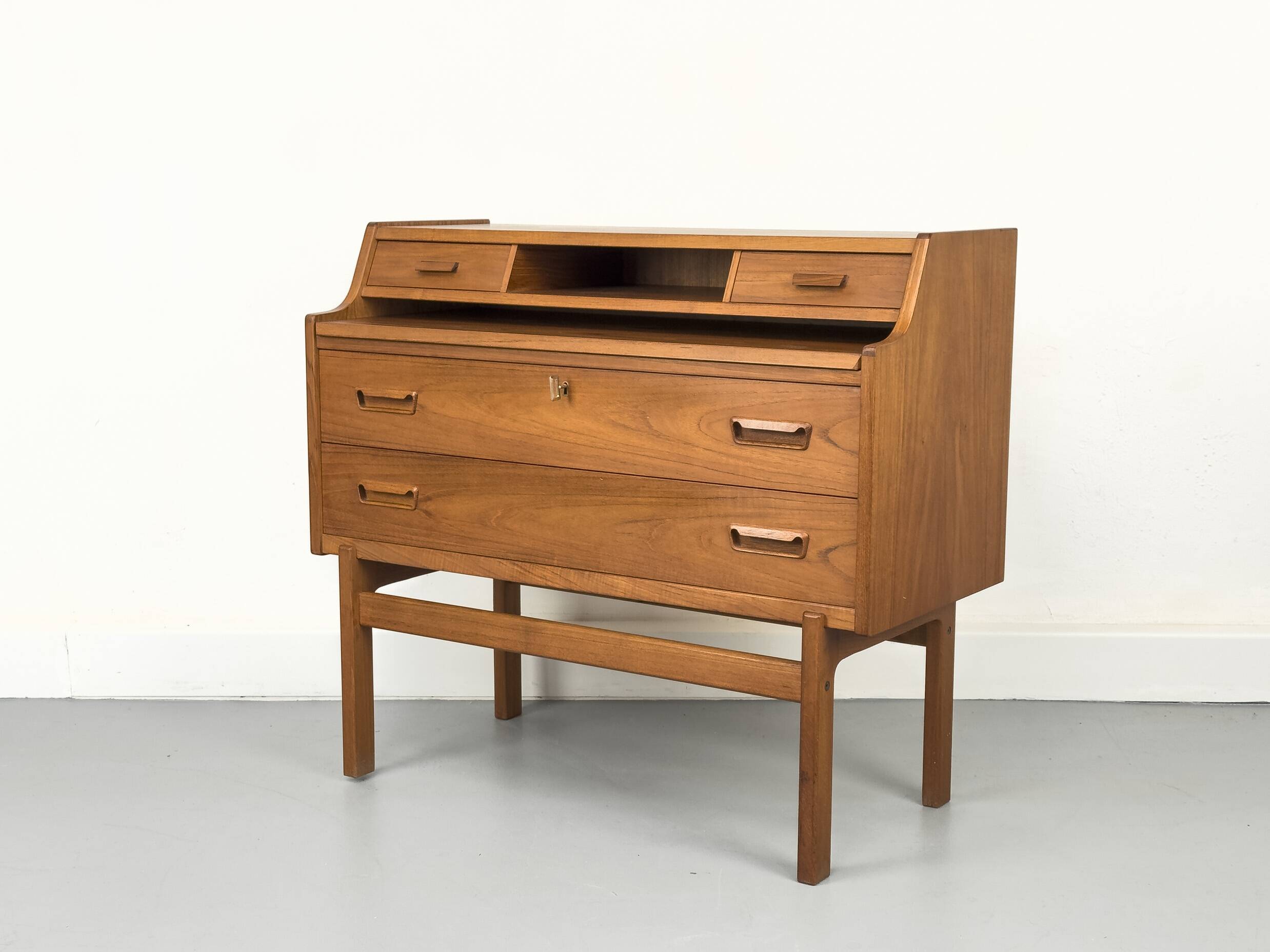 Bureau Secrétaire en Teck par Arne Wahl Iversen pour Vinde Møbelfabrik, 1960s