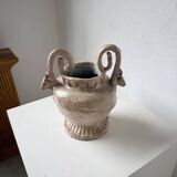 Ceramic bowl with ram heads